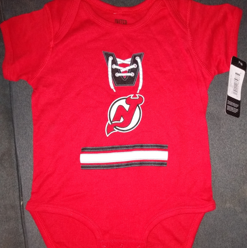 NHL New jersey Devils 24 month onesie